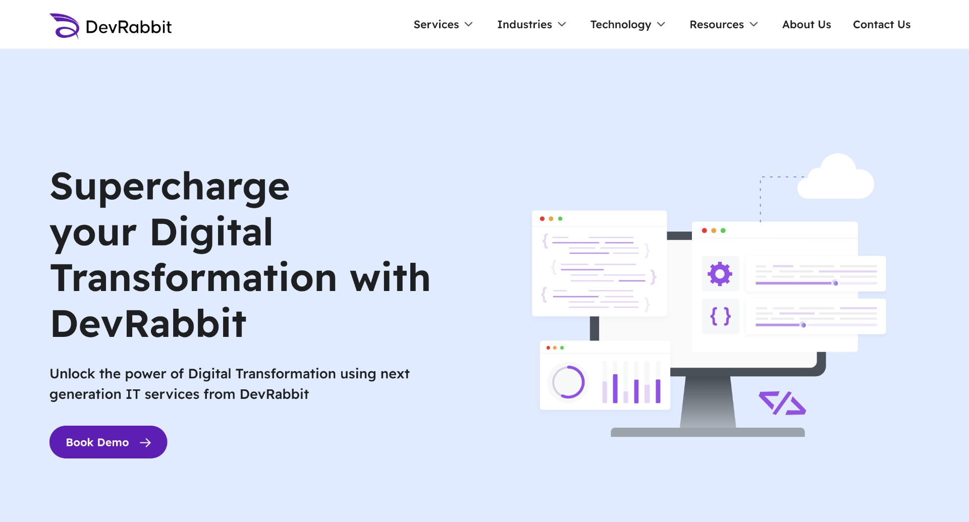 Dev Rabbit DevRabbit Case Study – Brand & Web Transformation | clea.design